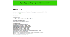 Desktop Screenshot of plc.psychologia.pl
